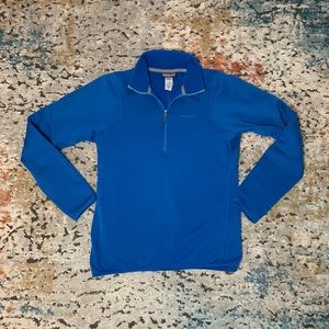 Patagonia Blue Mens Quarter Zip Sweater Size Medium